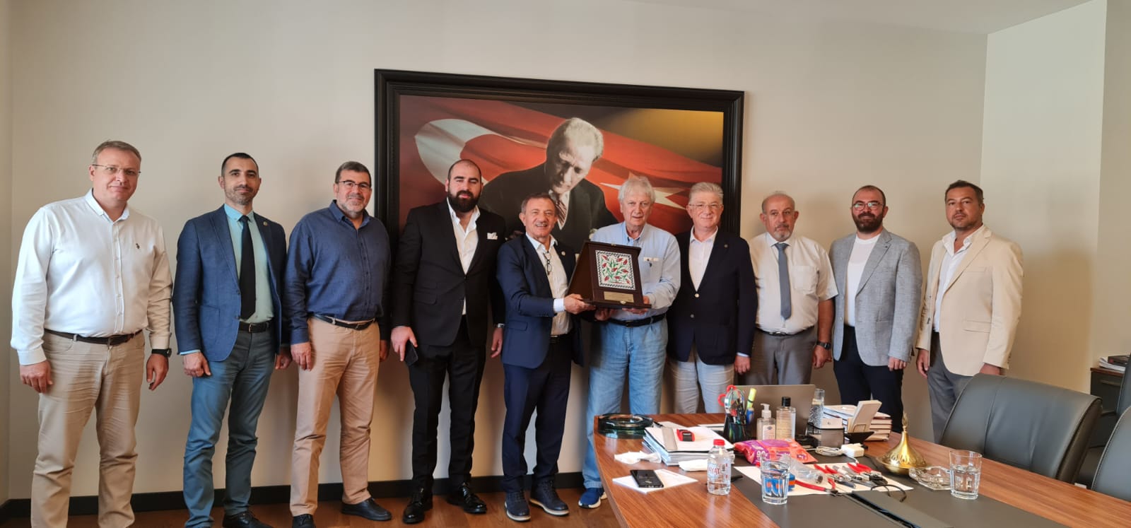 Visit to EBSO (Aegean Region Chamber of Industry) President Ender Yorgancıoğlu>
